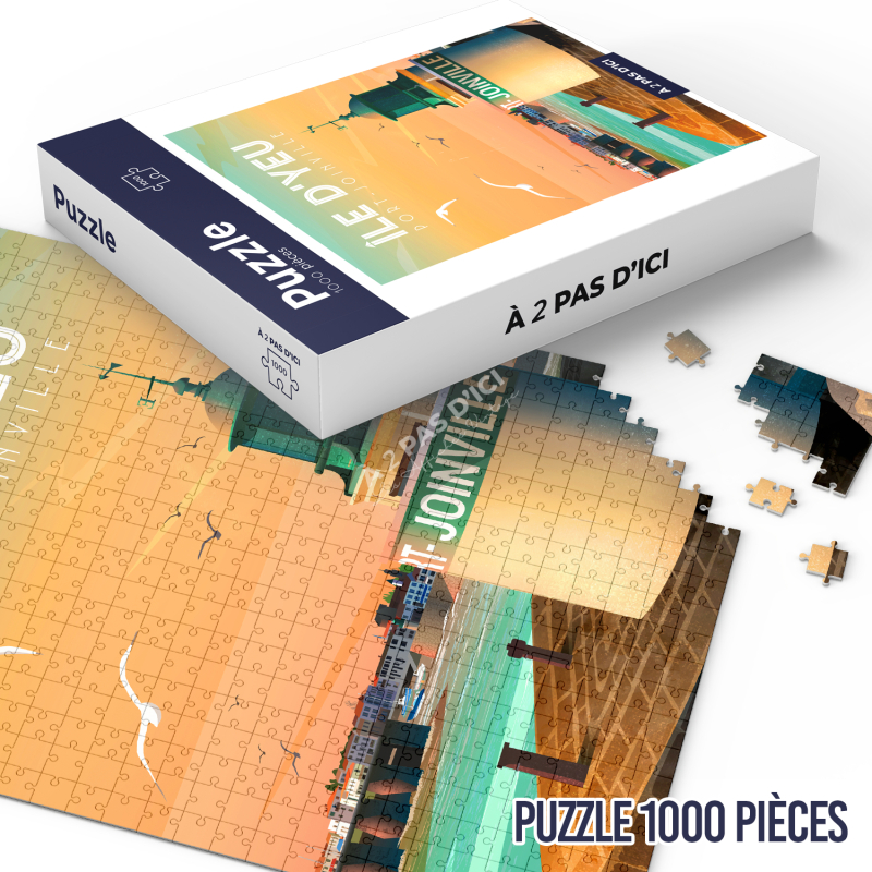 Puzzle Ile d'Yeu -  1000 Pièces