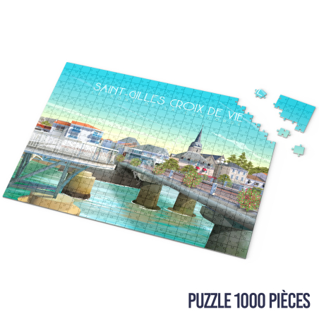 Puzzle Saint-Gilles-Croix de Vie -  1000 Pièces