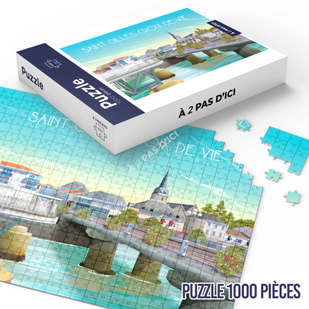 Puzzle Saint-Gilles-Croix de Vie -  1000 Pièces