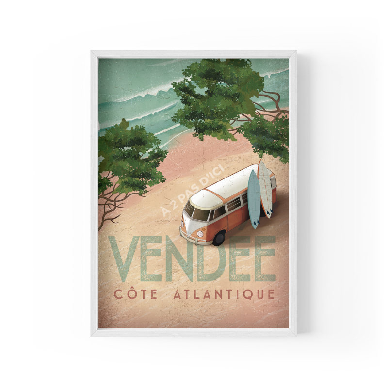 Affiche La Vendée - Le van