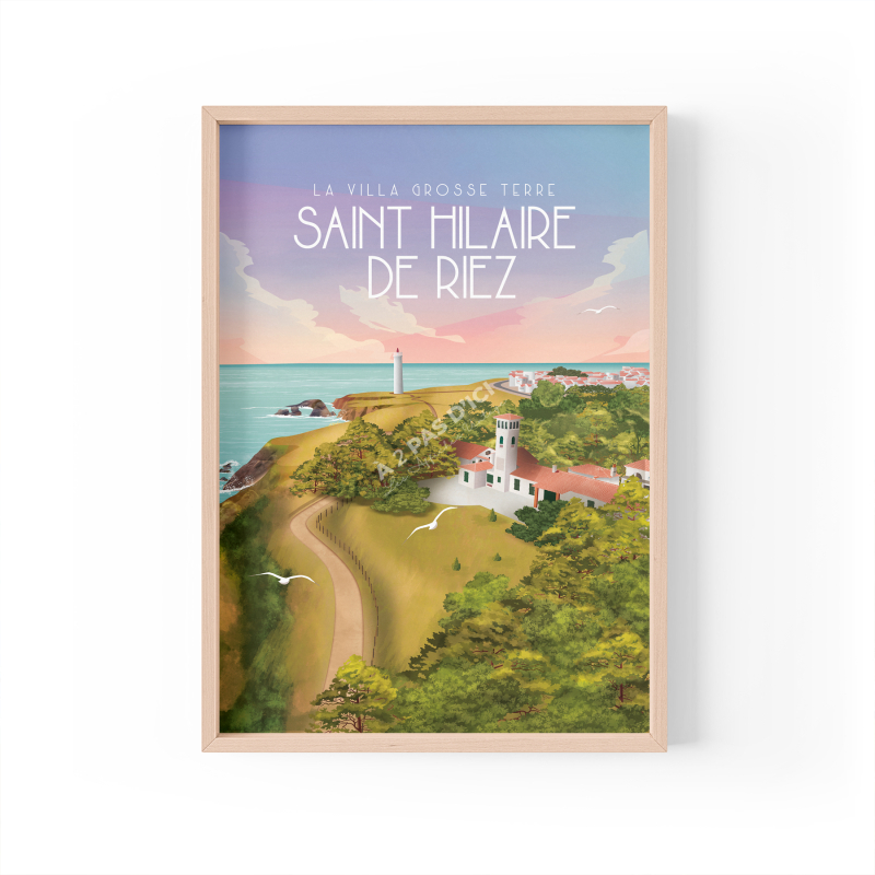 Affiche Saint-Hilaire-de-Riez - La  Villa Grosse Terre - Vendée