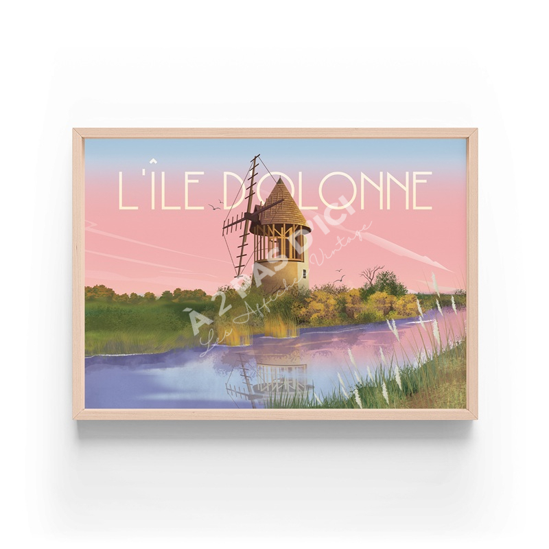 Affiche  - L'ile d'Olonne -...