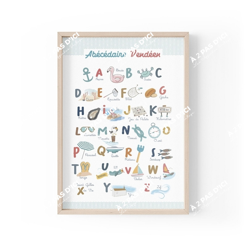 Affiche - ABCD - ABCDaire Vendéen - A3