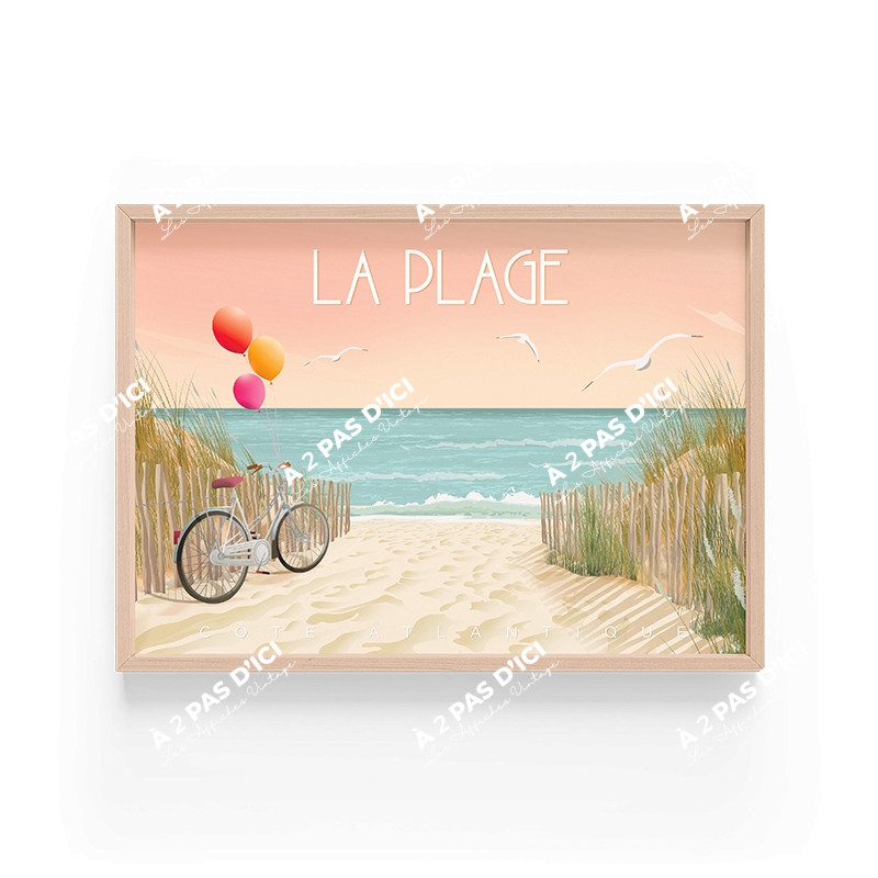 Affiche La Plage