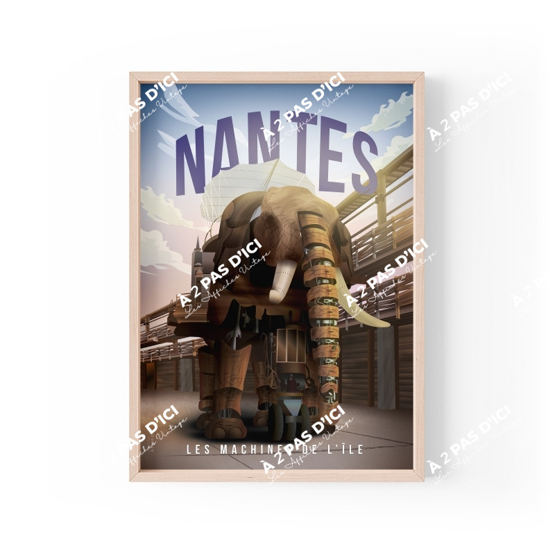 Affiche - Nantes - Les machines