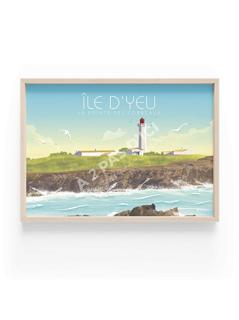 Carte postale - Ile d'Yeu - La Pointe des Corbeaux