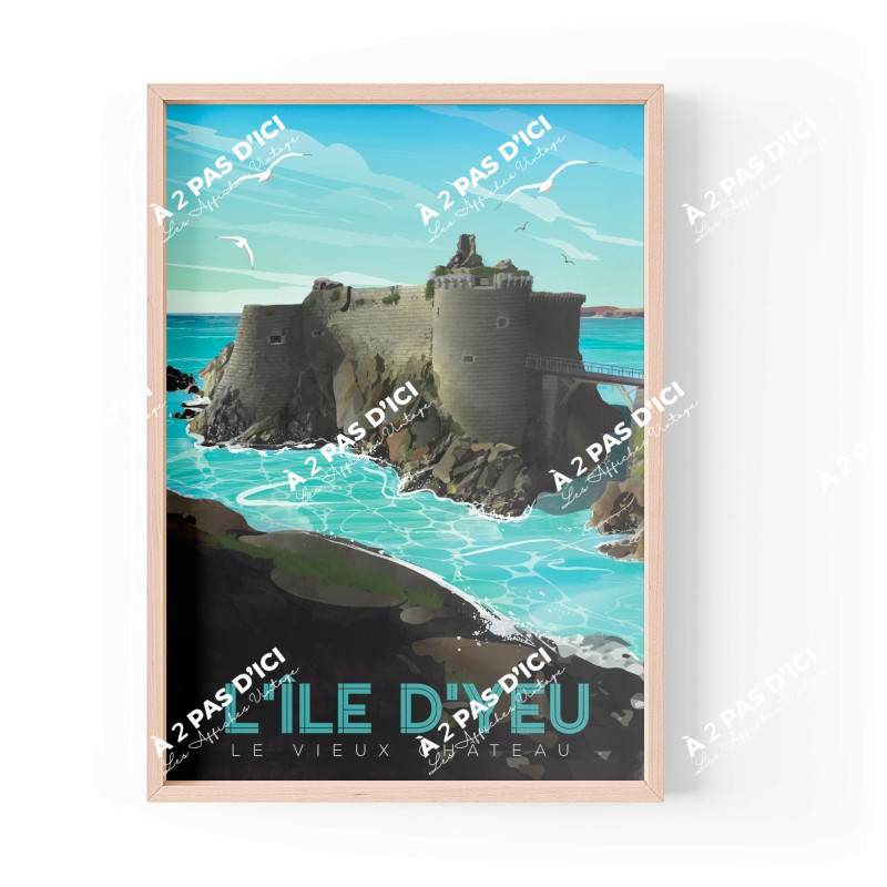 Carte postale - Ile d'Yeu - Le Vieux Château