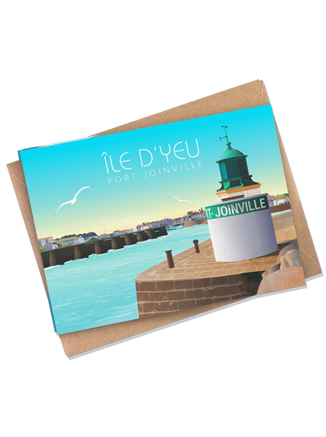 Carte postale - Ile d'Yeu - Port Joinville