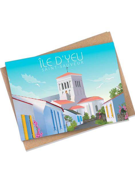Carte postale - Ile d'Yeu - Saint - Sauveur