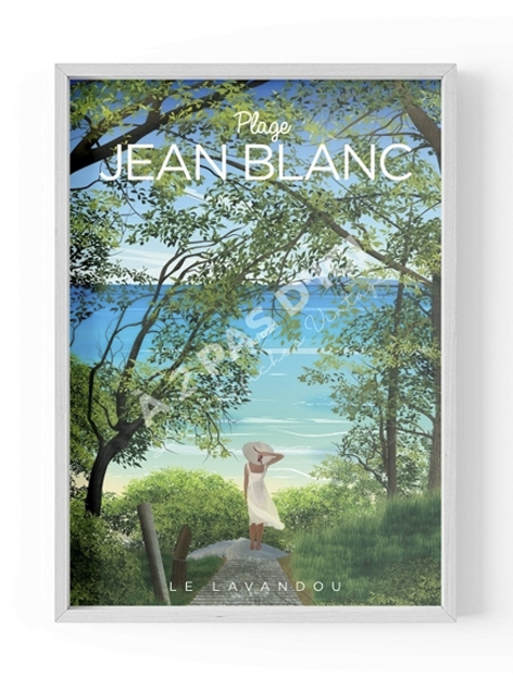 Carte postale - Le Lavandou - Plage Jean Blanc