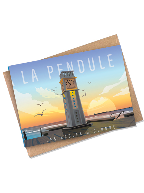 Carte postale - Les Sables d'Olonne - La pendule