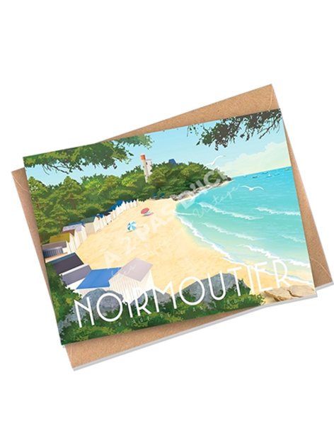 Carte postale - Noirmoutier - L'Anse rouge