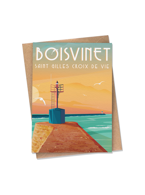 Carte postale - Saint-Gilles-Croix-de-Vie - Boisvinet - Vintage
