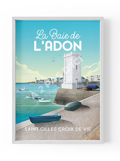 Carte postale - Saint-Gilles-Croix-de-Vie - La tour de l Adon