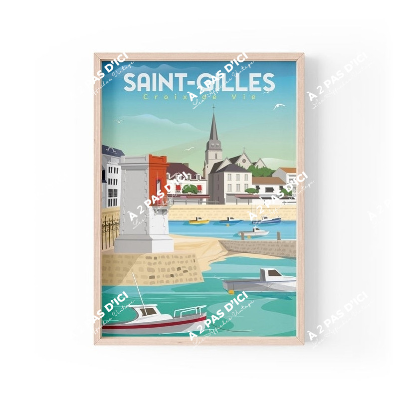 Carte postale - Saint-Gilles-Croix-de-Vie - Le Port