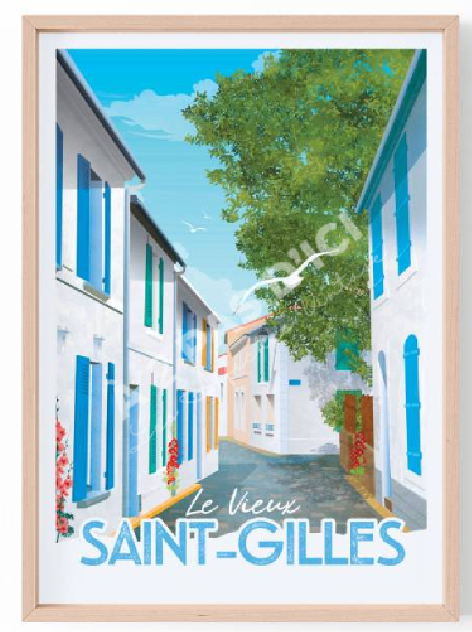 Carte postale - Saint-Gilles-Croix-de-Vie - Le vieux Saint - Gilles
