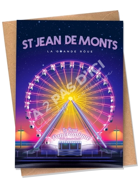 Carte postale - Saint-Jean-de-Monts - La grande roue