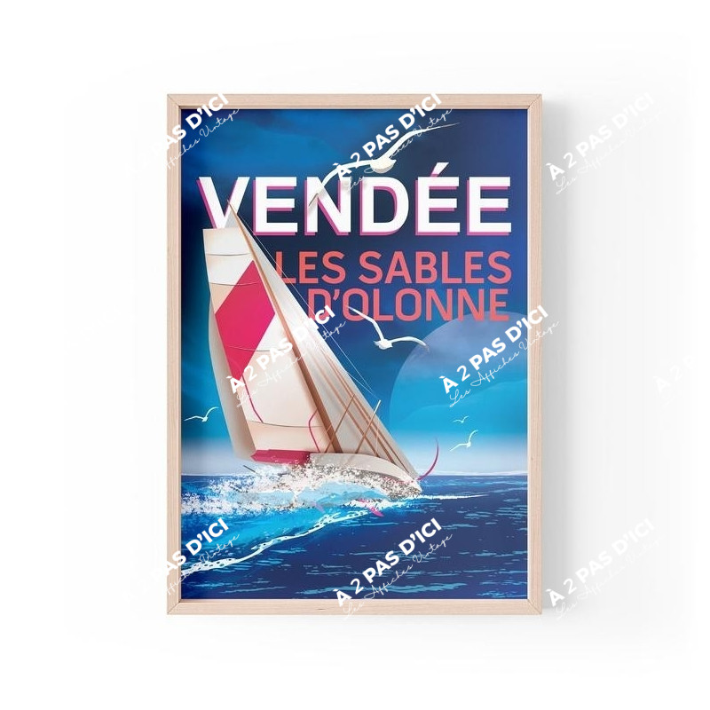 Affiche - Les Sables d'Olonne - Vendée Globe