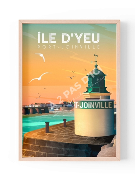 Magnet - Ile d'Yeu - Port Joinville - Vintage
