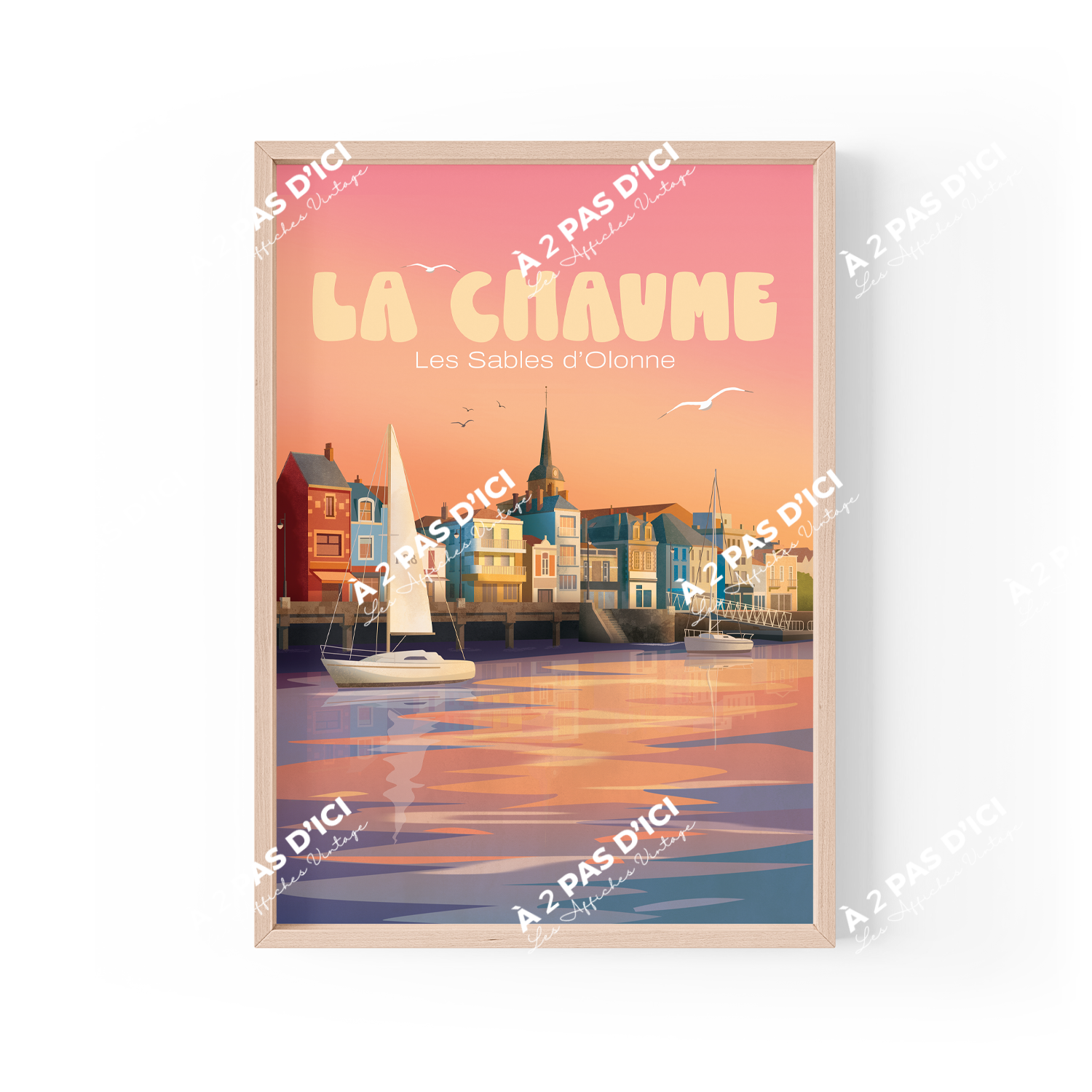 Magnet - Les Sables d'Olonne - La Chaume - vintage