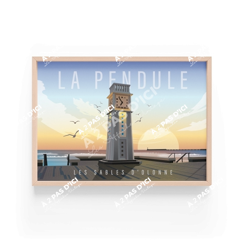 Magnet - Les Sables d'Olonne - La pendule - Magnets