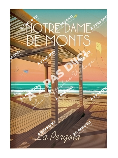 Magnet - Notre Dame de Monts - Vintage