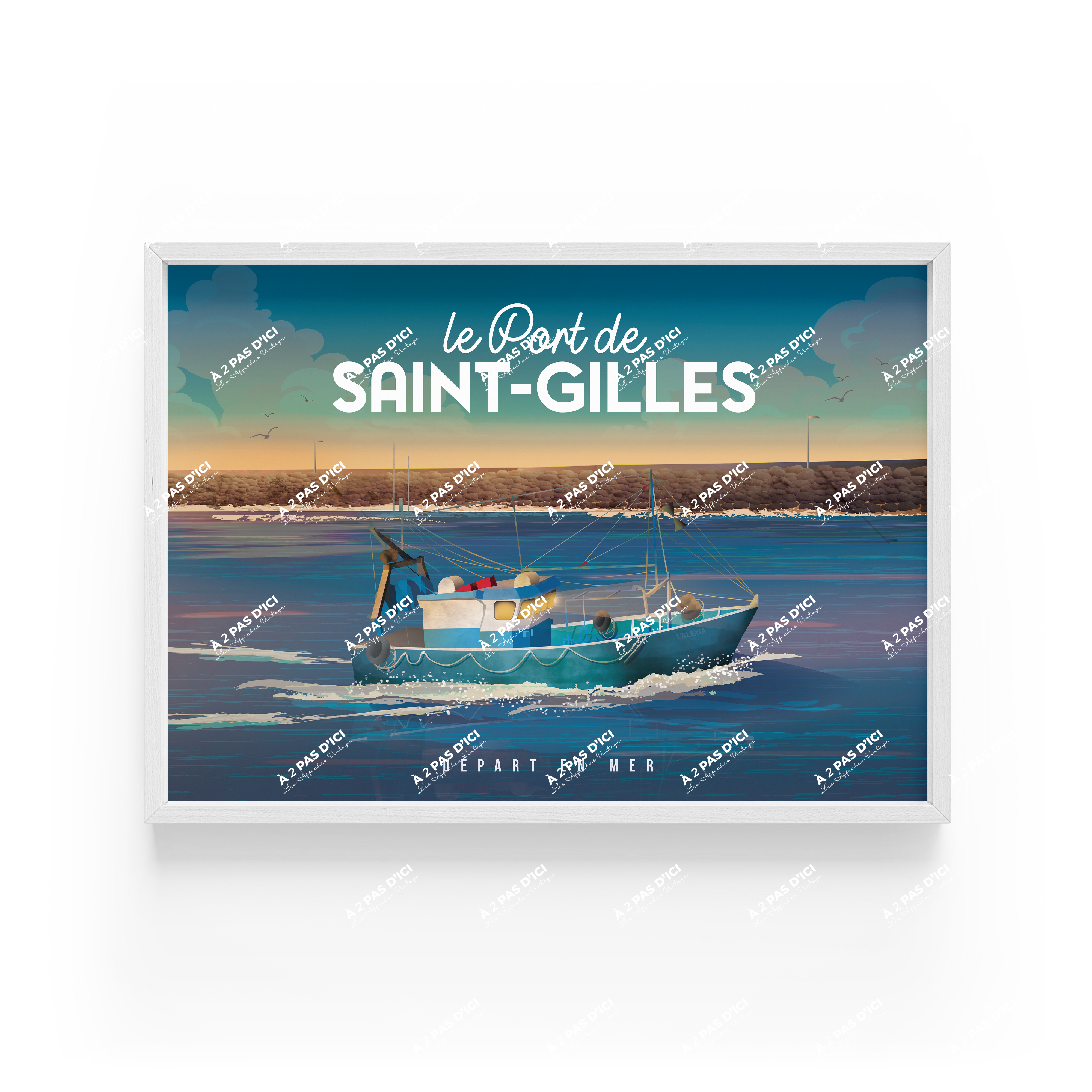 Magnet - Saint-Gilles-Croix-de-Vie - Depart en mer