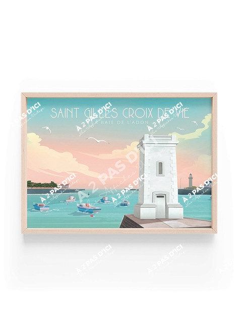 Magnet - Saint-Gilles-Croix-de-Vie - La Baie de l'Adon Sunset