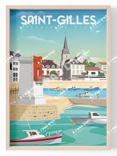 Magnet - Saint-Gilles-Croix-de-Vie - Le Port
