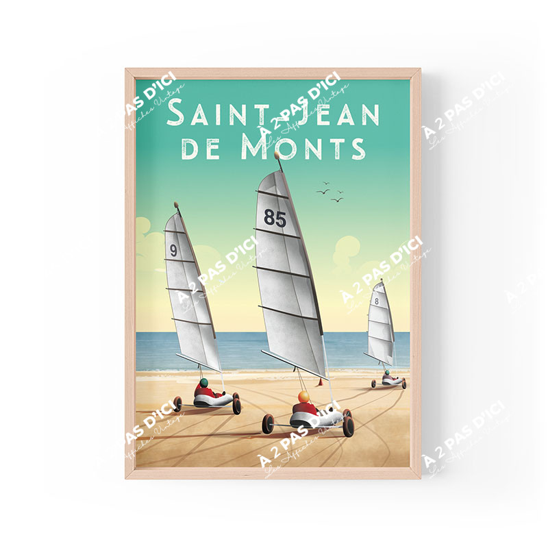 Magnet - Saint-Jean-de-Monts - Char à voile