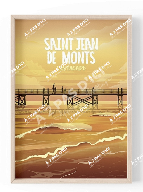Magnet - Saint-Jean-de-Monts - Estacade - Famille