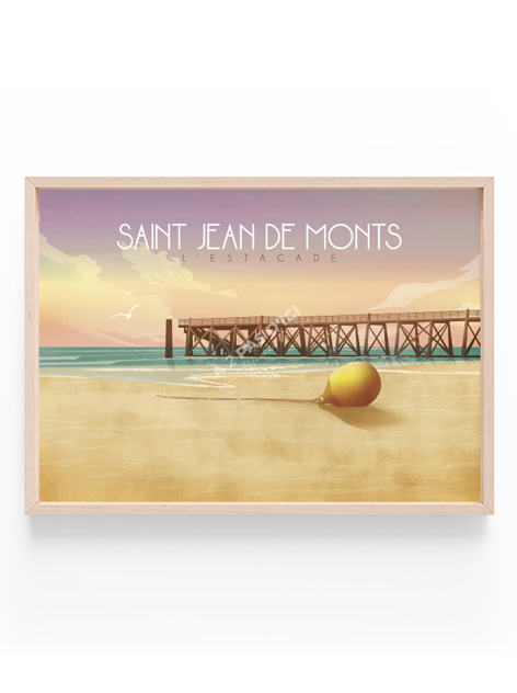 Magnet - Saint-Jean-de-Monts - Estacade - La bouée