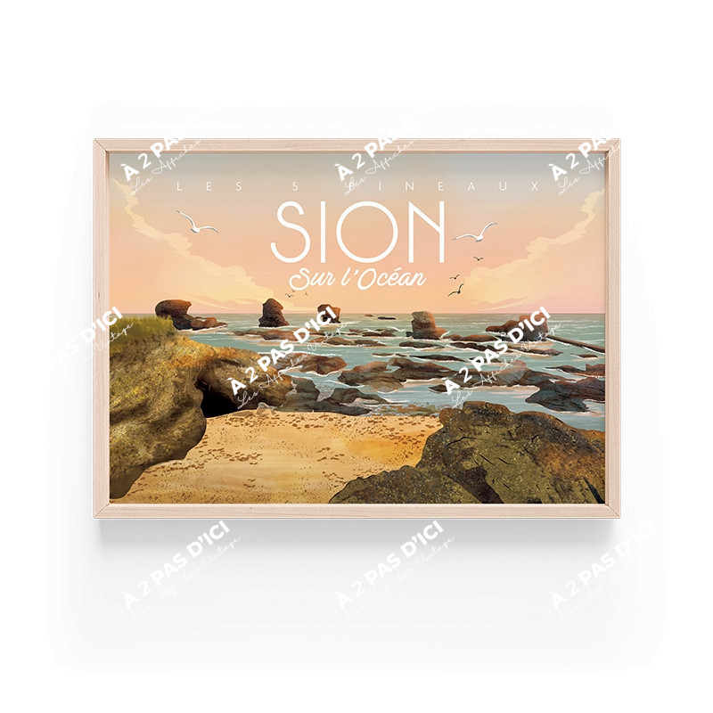 Magnet - Sion-sur-l'ocean - Les 5 Pineaux