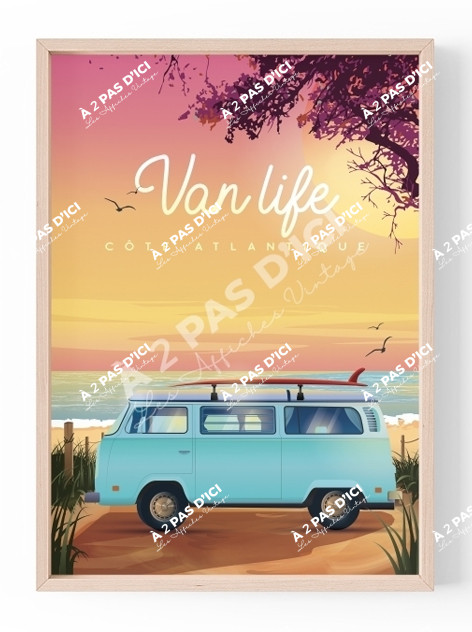 Magnet Van Life Côte Atlantique