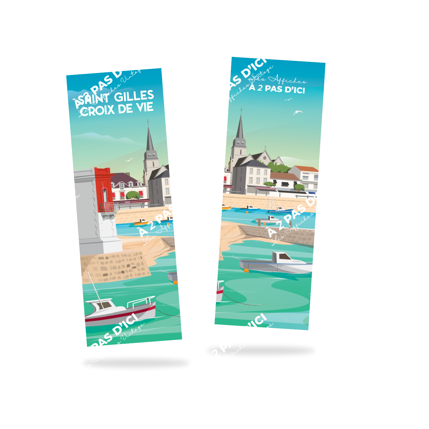 Marque-page - Saint-Gilles-Croix-de-Vie - Page - Page - Page - Le Port - Marque - pages