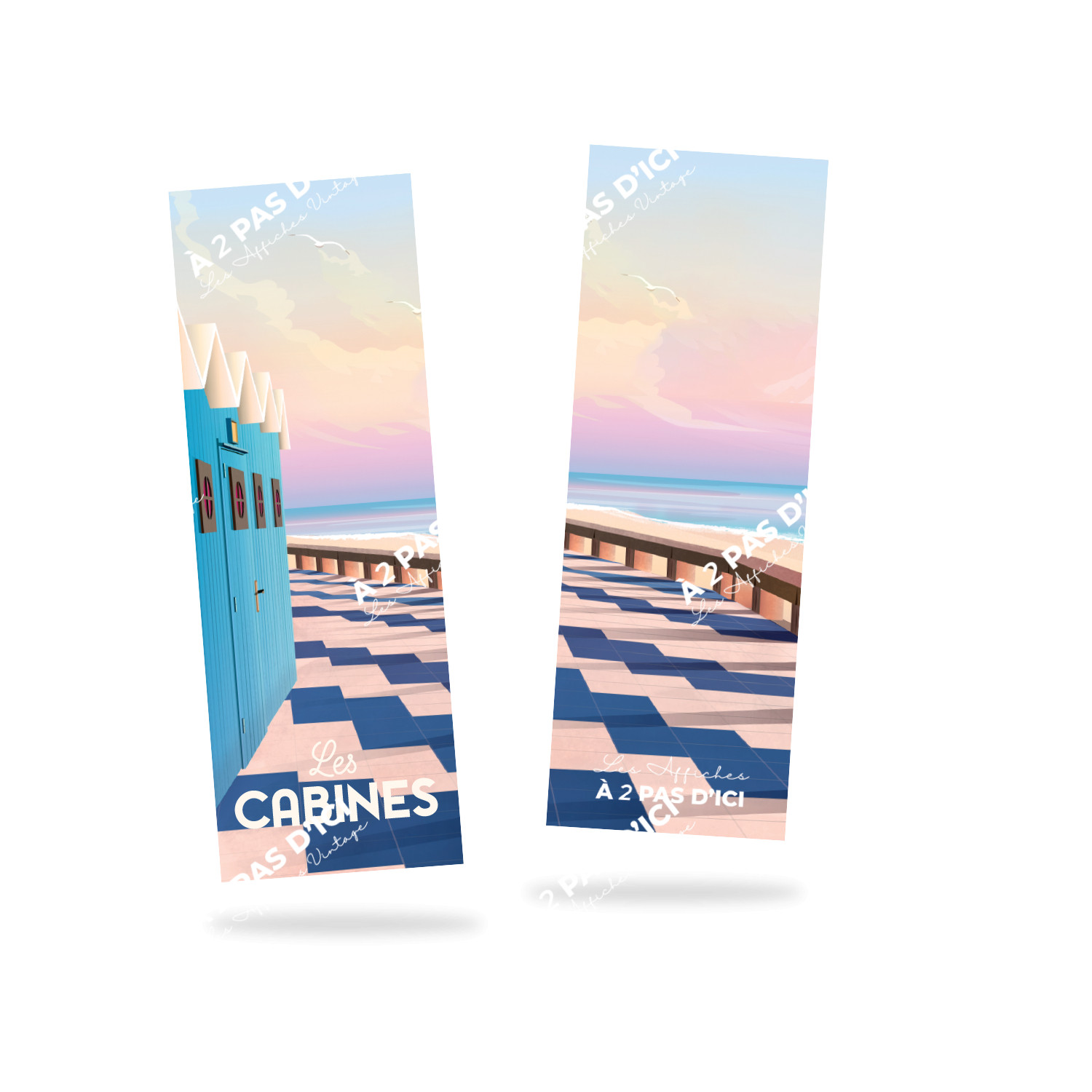 Marque-page - Saint-Gilles-Croix-de-Vie - Page - Page - Page - Les cabines - Marque - pages