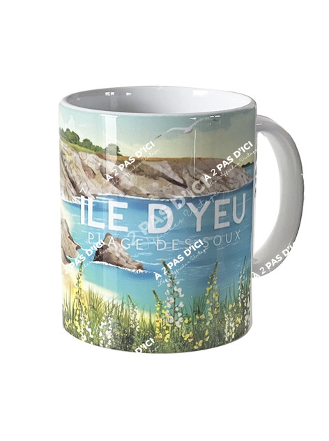 Mug - Ile d'Yeu - Plage des soux