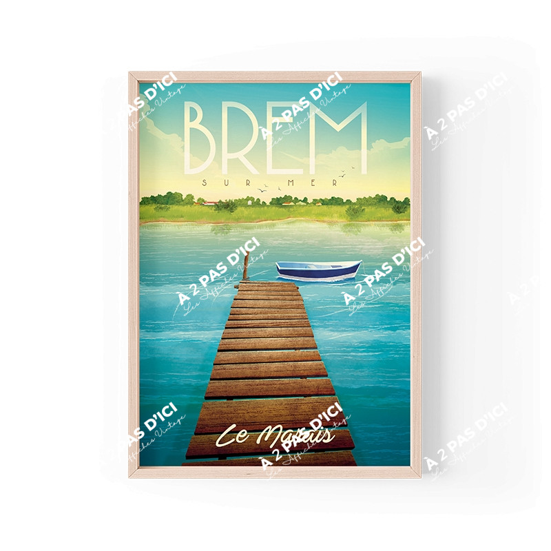 Affiche - Brem-sur-Mer