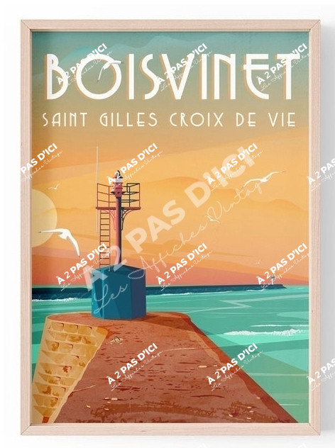 Affiche - Saint-Gilles-Croix-de-Vie - Boisvinet