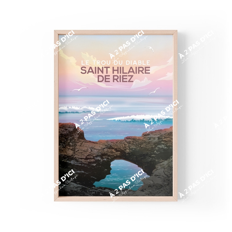 Affiche - Saint-Hilaire-de-Riez - Le Trou du Diable