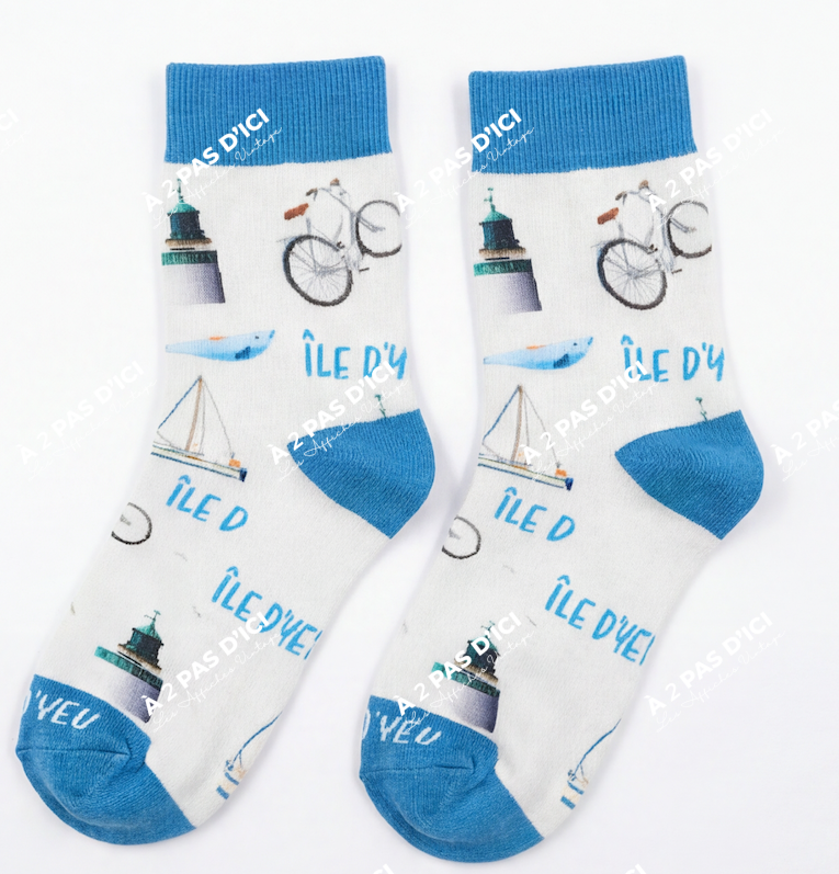 Textile - Ile d'Yeu - Chaussettes - Taille 35 - 41