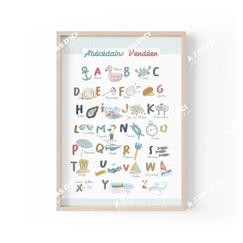 Affiche - ABCD - ABCDaire Vendéen - A3