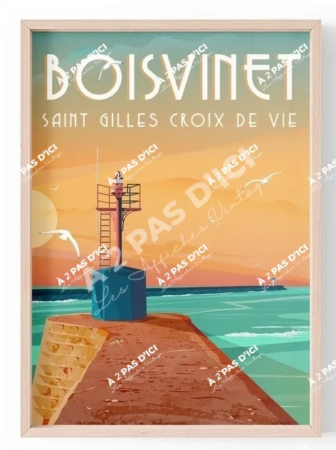 Affiche - Saint-Gilles-Croix-de-Vie - Boisvinet