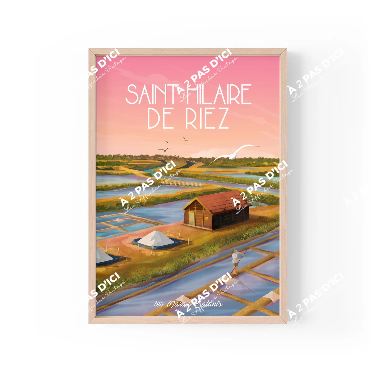 Affiche - Saint-Hilaire-de-Riez - Les Marais Salants