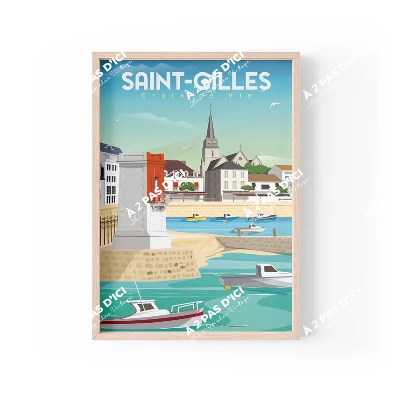 Carte postale - Saint-Gilles-Croix-de-Vie - Le Port