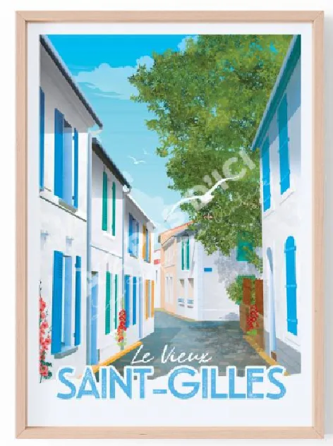 Carte postale - Saint-Gilles-Croix-de-Vie - Le vieux Saint - Gilles